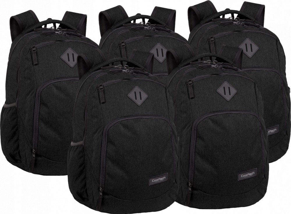 Mestský Školský Batoh na Výlety CoolPack Black x5
